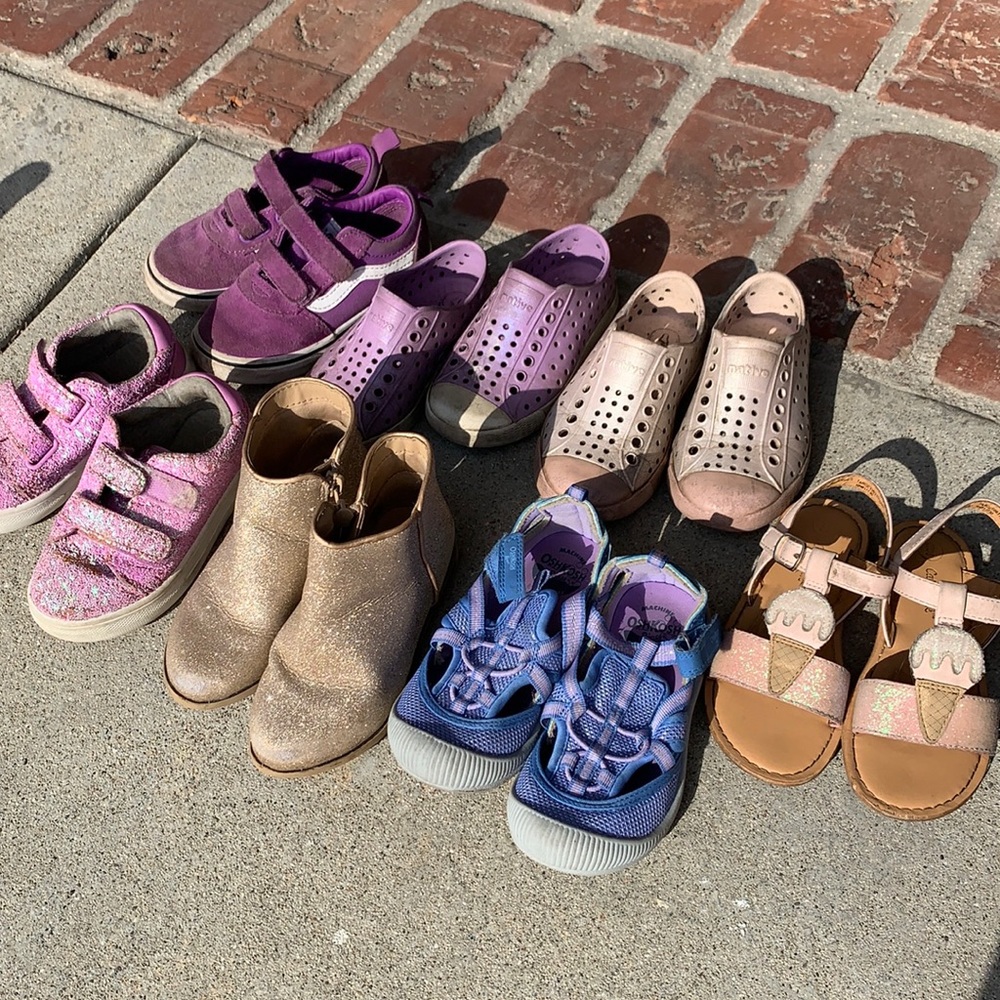 Natives, Vans Used toddler shoes Lot
